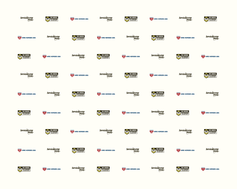 Restore 10ft Tube Display - Restore & "We Serve Veterans" Step and Repeat
