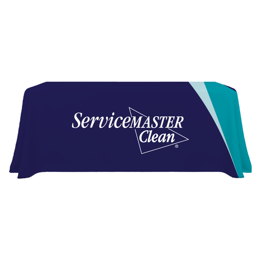 Clean Table Throw - 6ft Draped - Navy w/Sail