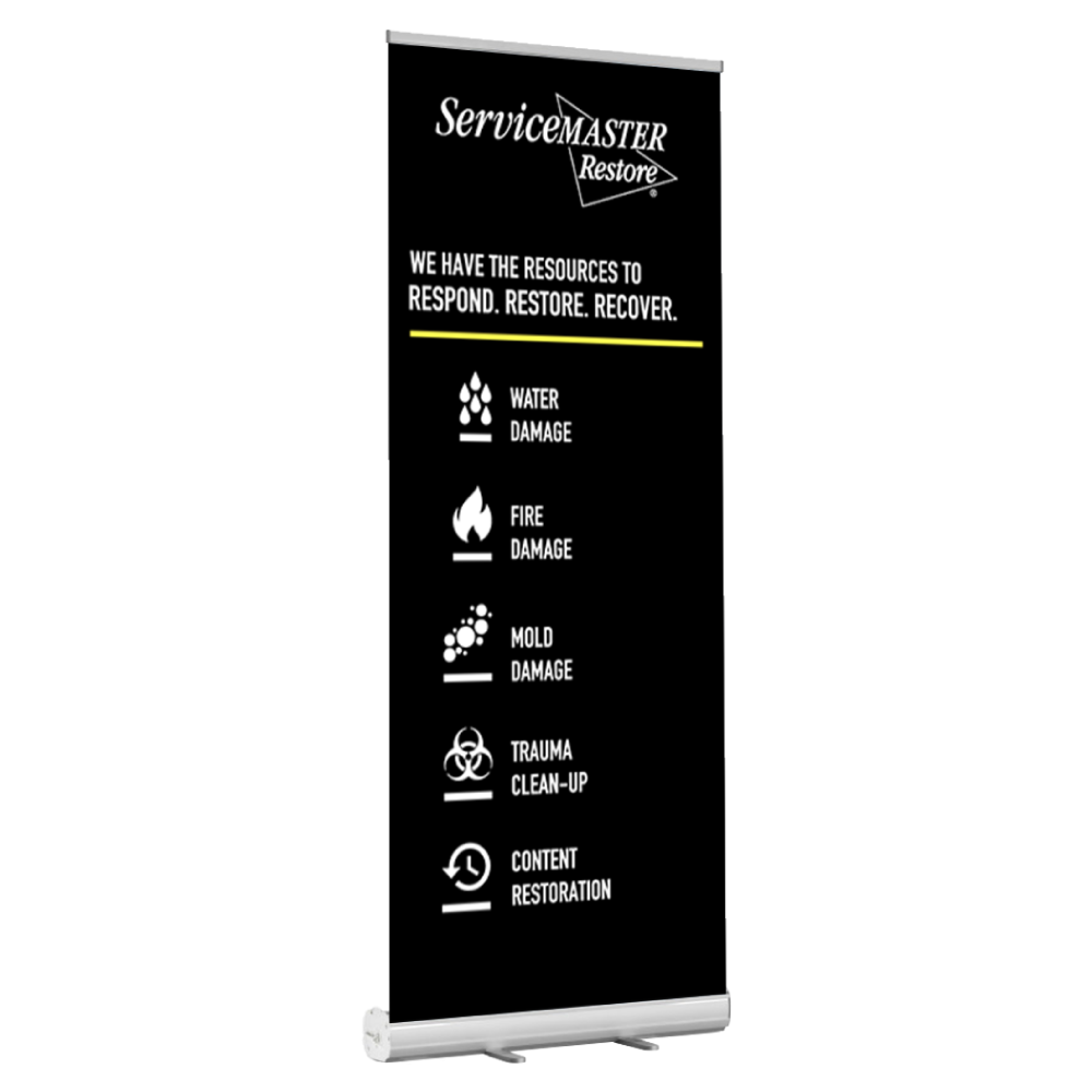 Restore Banner Stand - "We Have the Resources" 5 Icons