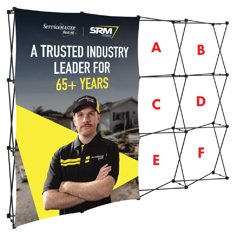 SRM/Restore Xpression - 4X3 - "A Trusted Industry Leader for 65+ Years" w/6 Graphic Choices
