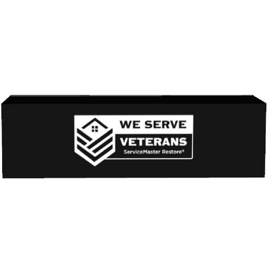 Table Throw - 6ft Draped - "We Serve Veterans"